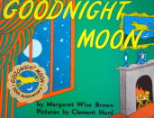 <p><a rel="nofollow noopener" href="http://www.amazon.com/Goodnight-Moon-Margaret-Wise-Brown/dp/0064430170/ref=tmm_pap_swatch_0?tag=syndication-20&_encoding=UTF8&qid=1442599037&sr=1-1" target="_blank" data-ylk="slk:Another dose;elm:context_link;itc:0;sec:content-canvas" class="link ">Another dose</a> of Margaret Wise Brown's rhymes is always a good idea, especially in such an adorable package. If you look closely, you can spot multiple references to <i>The Runaway Bunny</i> — from the cow jumping over the moon and the fly-fishing bunny paintings to the open copy of the book on the shelf. And we challenge you to <i>not</i> be yawning (in a content sort of way) along with your little one by the final page.</p>