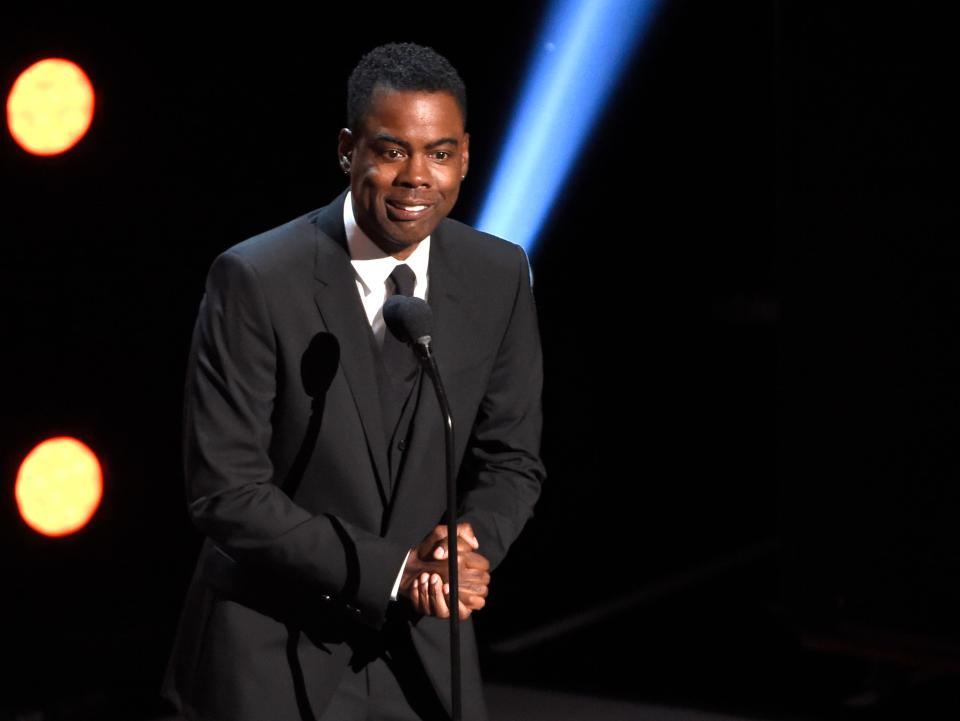 Chris Rock presents the award for outstanding comedy series at the 50th annual NAACP Image Awards at the Dolby Theatre in Los Angeles.