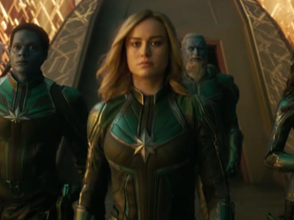 Brie Larson in ‘Captain Marvel’ (Marvel Studios)