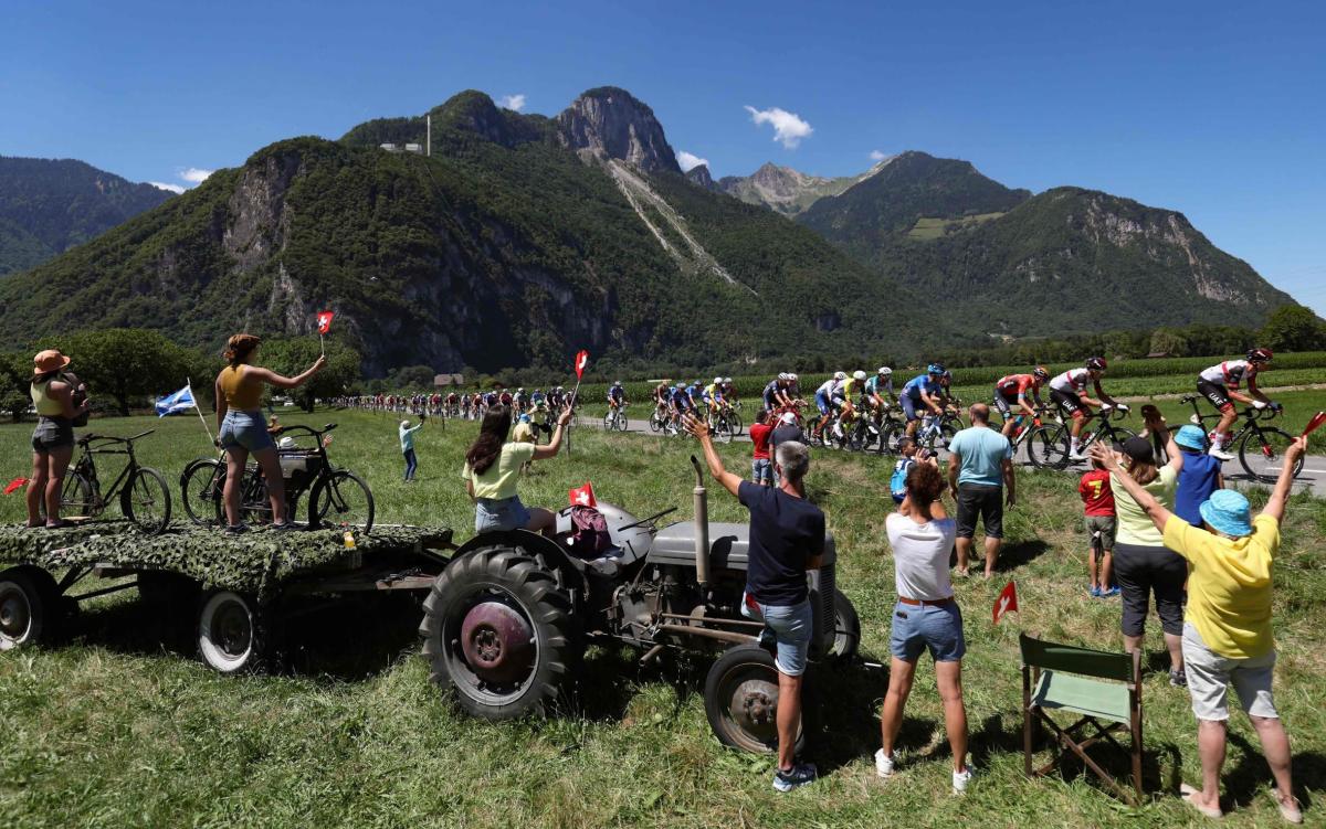 latest cycling updates as race enters the Alps