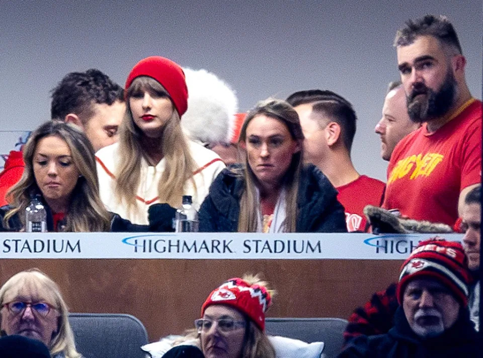 Taylor Swift, Kylie Kelce, Jason Kelce