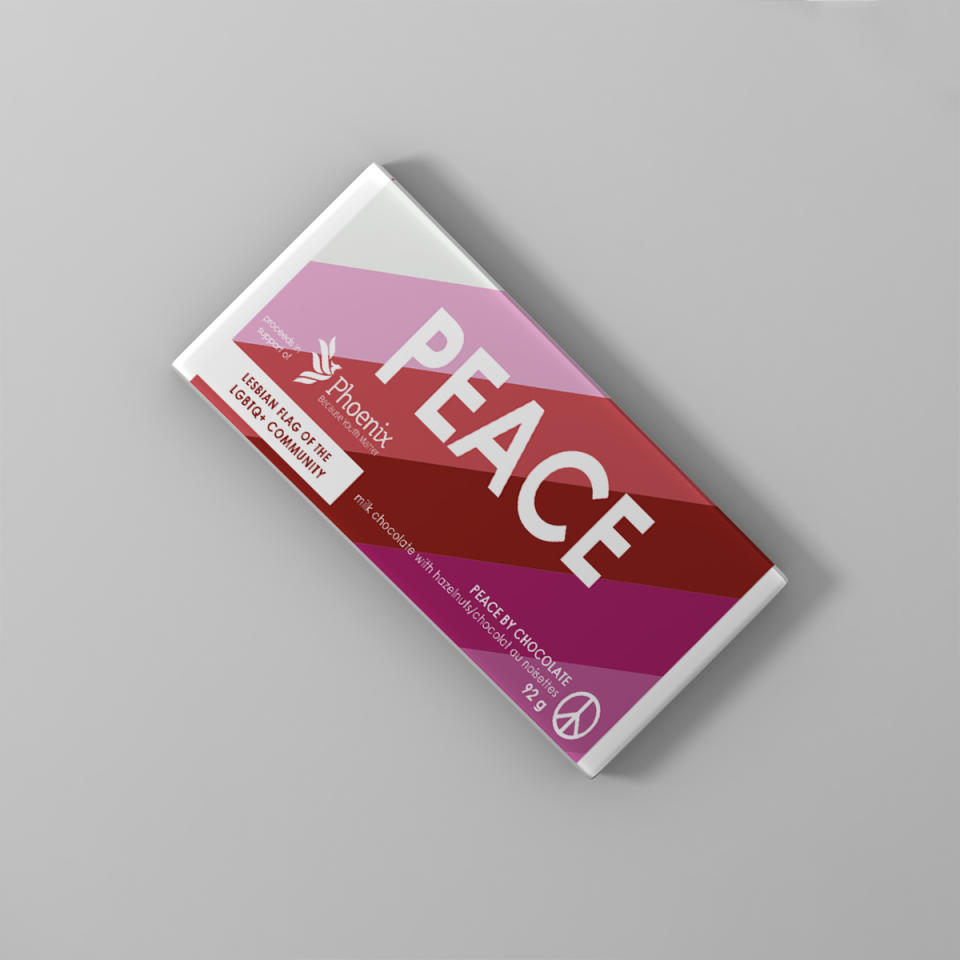 Peace by Chocolate – Lesbian Flag