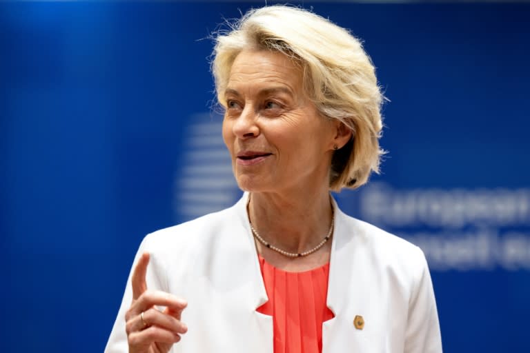 EU-Kommissionspräsidentin Ursula von der Leyen muss sich weiter gedulden: Der Brüsseler Sondergipfel zu den europäischen Spitzenposten endete in der Nacht zu Dienstag ohne Einigung auf eine zweite Amtszeit für die 65-Jährige. (Nick Gammon)