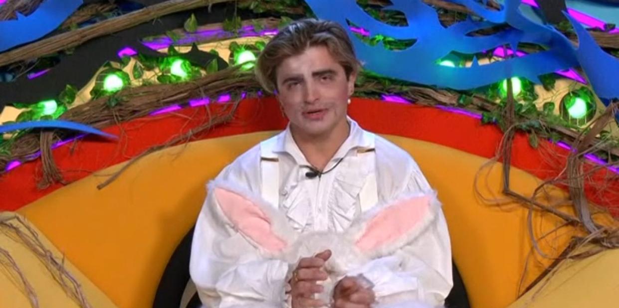 nikita kuzmin in celebrity big brother's diary room