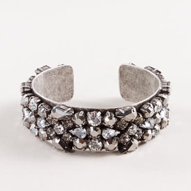 Crystal cuff, $59.50, at J.Crew