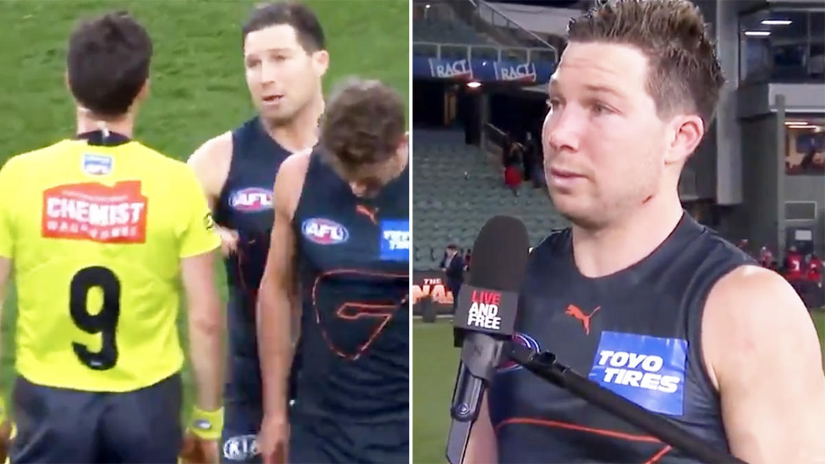 AFL 2021: Uproar over 'ridiculous' Toby Greene interview - Yahoo Sport