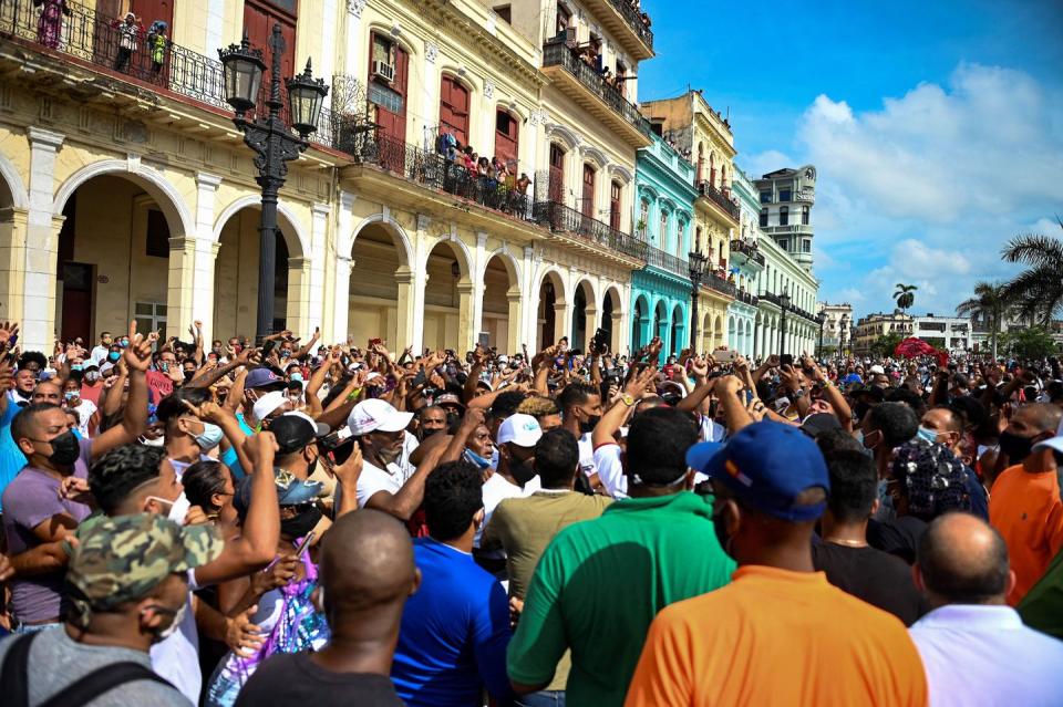 Photos From Inside Cuba Show the Intensity of Protests in Havana and Beyond