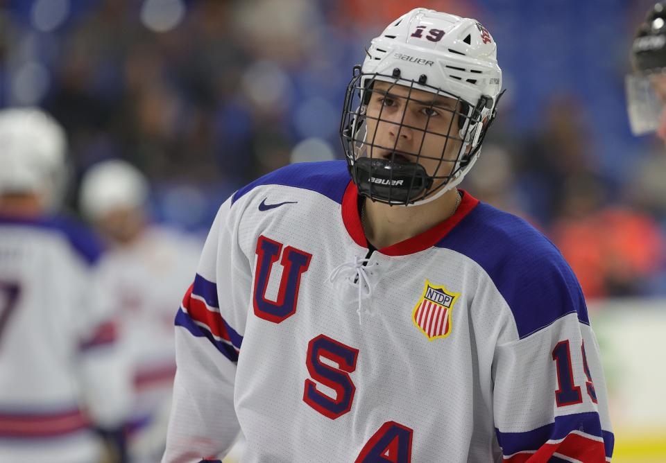 Left wing/center Cutter Gauthier could be available when the Blue Jackets pick at No. 6.