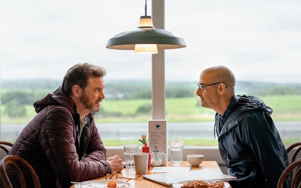 Tucci stars as a writer with dementia alongside Colin Firth in Supernova - Supernova, handout