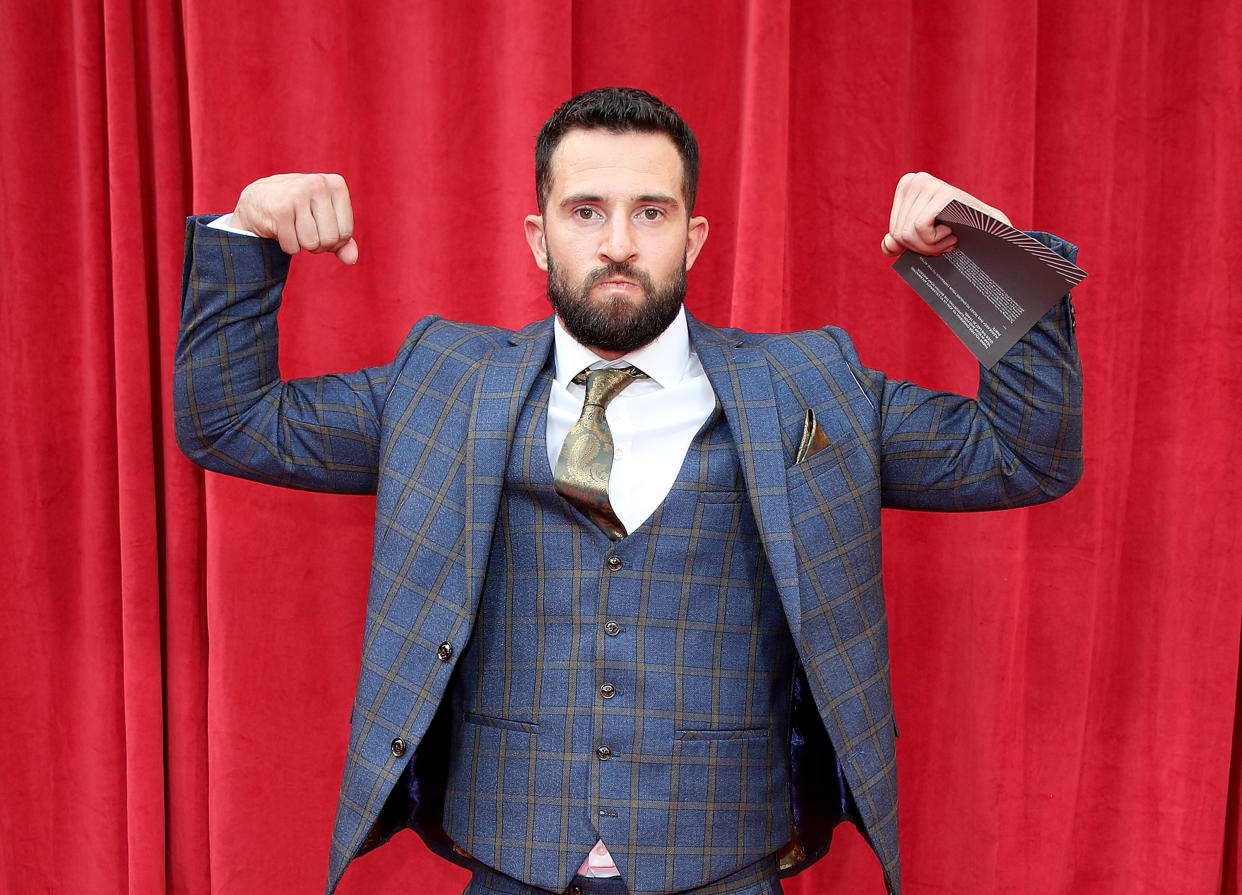 LONDON, ENGLAND - JUNE 02:  Michael Parr attends the British Soap Awards 2018 at Hackney Empire on June 2, 2018 in London, England.  (Photo by Mike Marsland/Mike Marsland/WireImage)