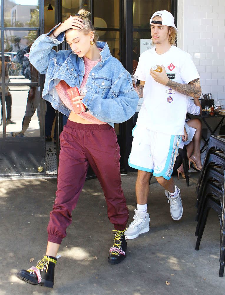 Hailey Baldwin and Justin Bieber