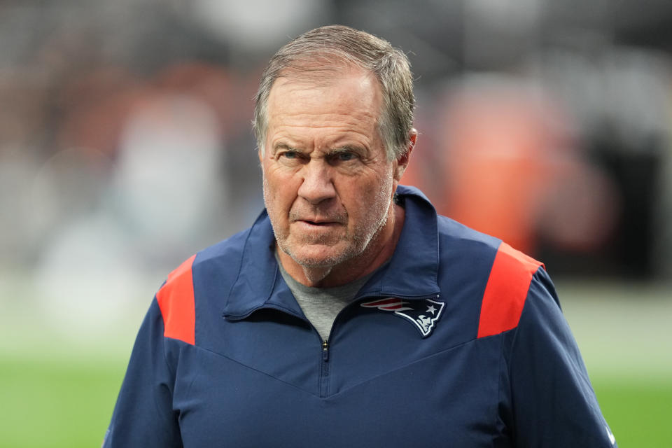 Bill Belichick with the Patriots.