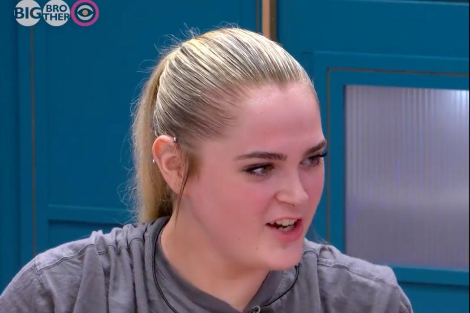 Hallie was evicted from the ‘Big Brother’ house on Friday (ITV)