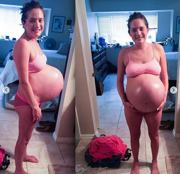 Desiree fell pregnant through IVF. Photo: Instagram/theperfectmom