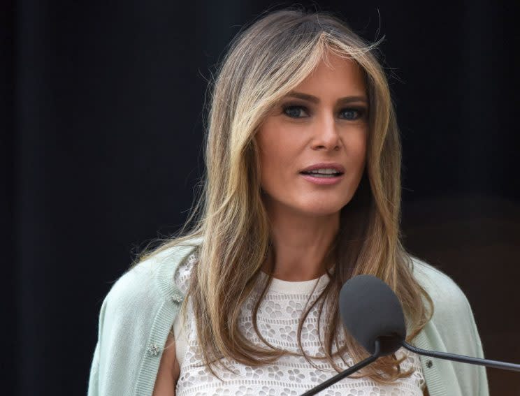 Melania Trump was honored at the annual First Lady's Luncheon in Washington.