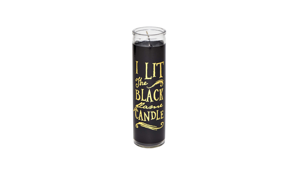 12) Hocus Pocus Black Flame Candle