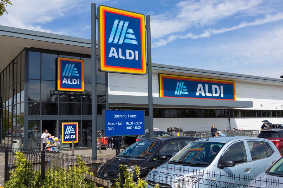 Aldi store, ashford, kent, uk