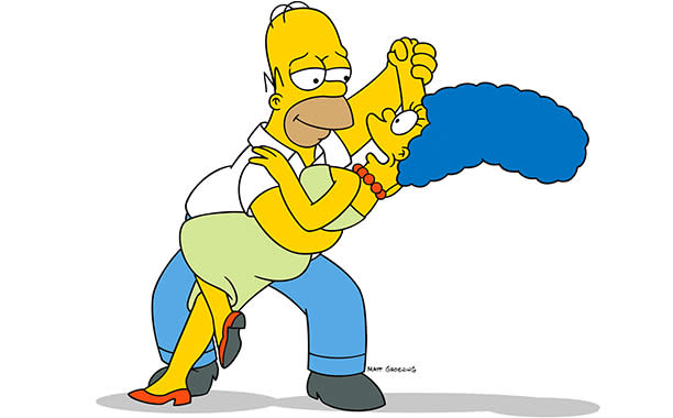 Homer and Marge Simpson, <em>The Simpsons</em>