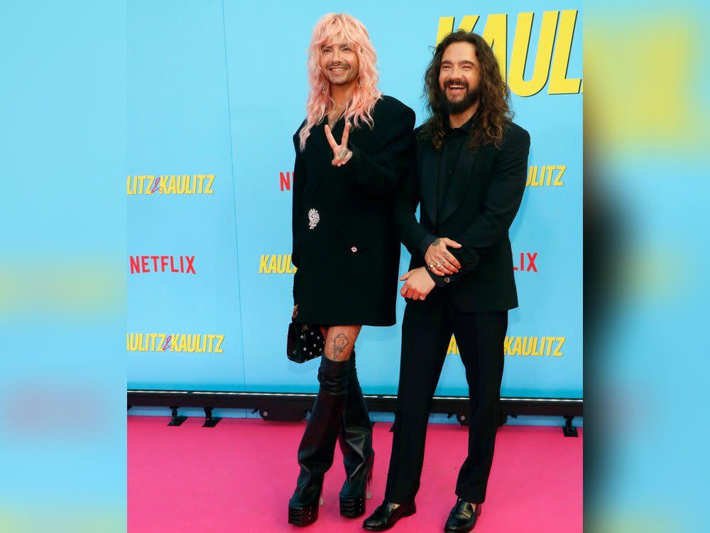 Tom (r.) und Bill Kaulitz bei der Premiere ihrer kommenden Netflix-Doku.