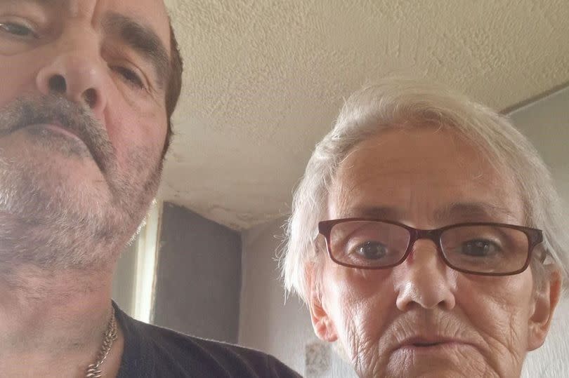 Grieving siblings Anne Gibson, 66, and her brother Brian, 51
