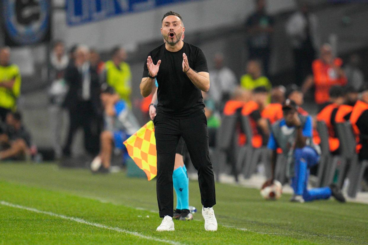 Roberto De Zerbi, the Brighton manager (Daniel Cole/AP) (AP)