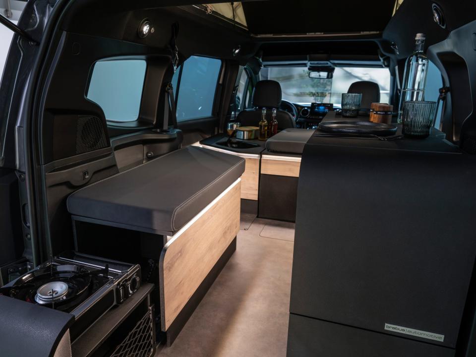 Mercedes-Benz's concept EQT Marco Polo electric camper van.