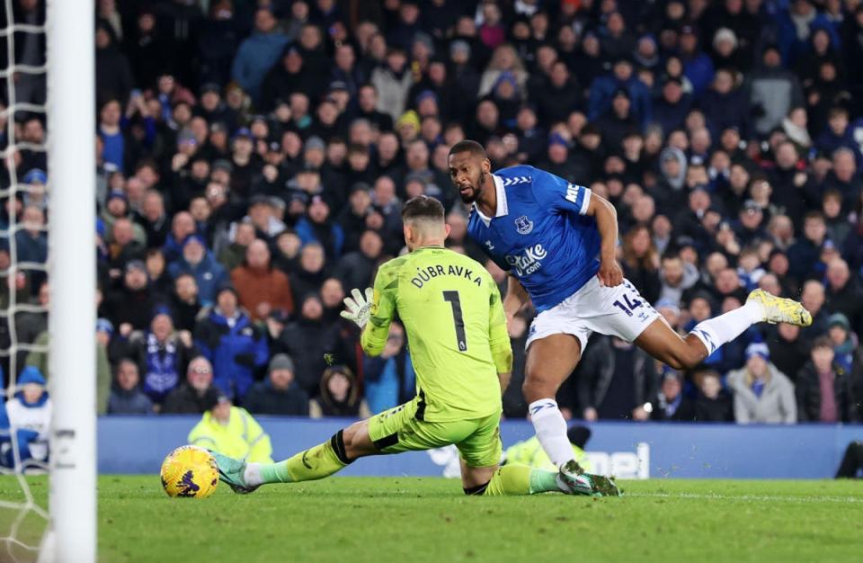 Beto scores his first Premier League goal (Getty Images)