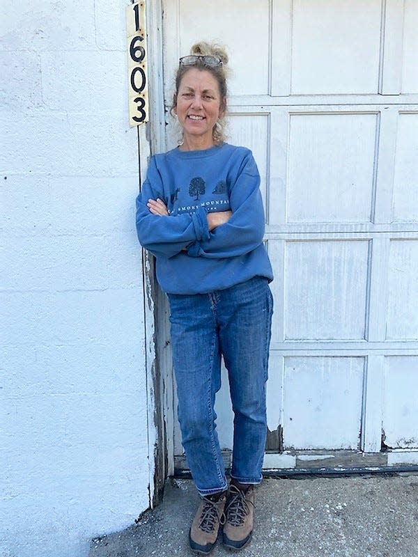 Melanie Harris, the new owner of FarmSouth at 1603 Tipton Station Road. She felt that while Sevier Avenue was booming, the more southern part of the county lacked a community gathering place to sell locally made goods.