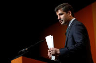 John Khoury, Founder and Managing Partner, Long Pond Capital, speaks at the Sohn Investment Conference in New York City, U.S. May 4, 2016. REUTERS/Brendan McDermid