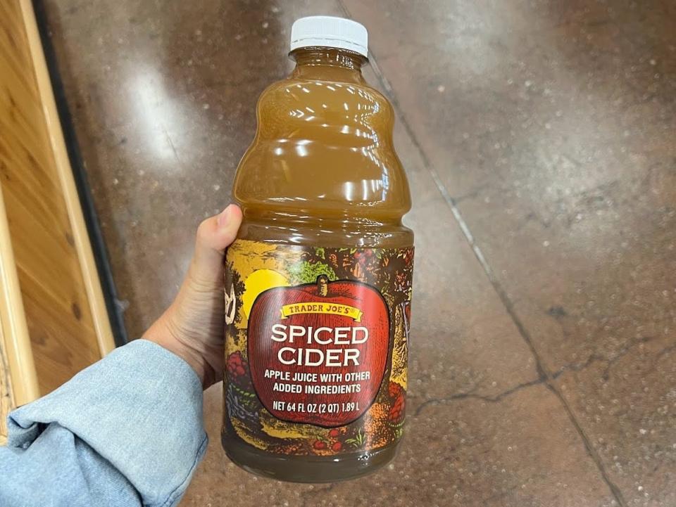 Trader Joe's spiced apple cider