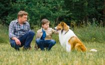 2020 kehrte die Collie-Dame einmal mehr auf die Kino-Leinwand: "Lassie - Eine abenteuerliche Reise" verlegt die Geschichte um Lassie und ihr Herrchen erstmals nach Deutschland. Was sich als mäßig gute Idee erweist: Im Gegensatz zur unverwüstlichen Hauptfigur vermag die leider wie eine TV-Seifenoper wirkende Geschichte nicht wirklich zu begeistern. (Bild: Tom Trambow / Warner Bros. Entertainment)