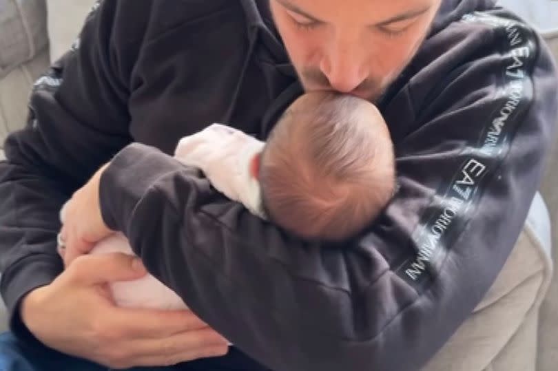 Peter Andre shares adorable video of new baby and reveals cute nickname after struggling with real name