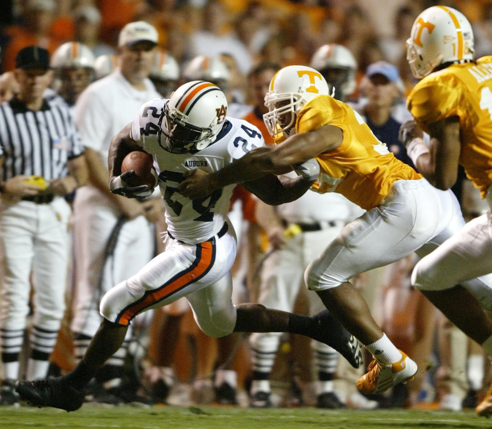 Carnell Williams is returning to Auburn, but now as running backs coach. (AP Photo/Wade Payne)