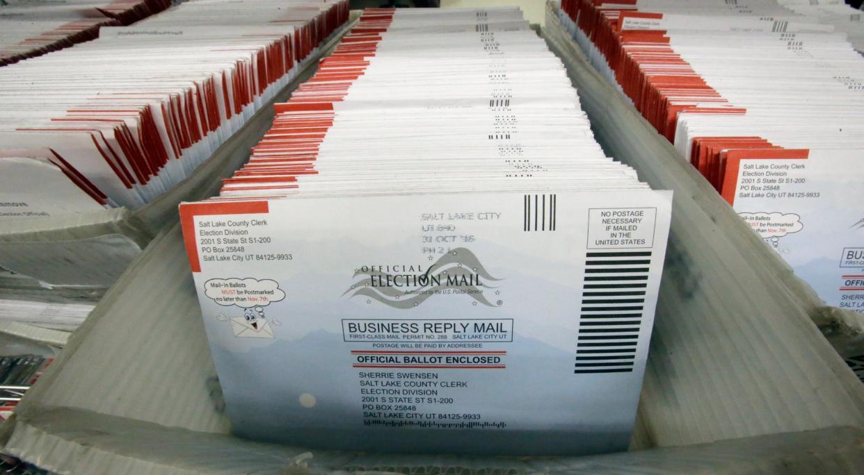 Mail-in ballots ready to be counted in Salt Lake City, Utah: AP