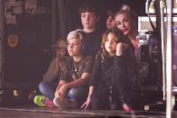 <p>When your dad is the lead singer of Bush and your mom is Gwen Stefani, watching a concert backstage must seem pretty normal, but not from where we're sitting. In 2015, Gwen and her children, Kingston and Zuma, watched their dad perform with his band in England. </p>