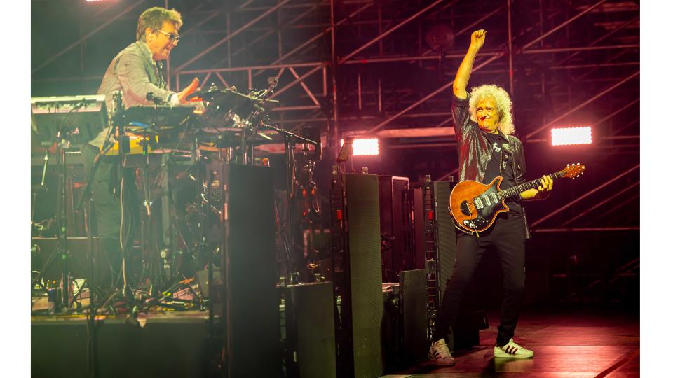 Brian May and Jean-Michel Jarre