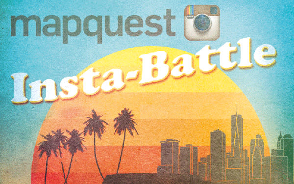 MapQuest Instabattle NYC Miami