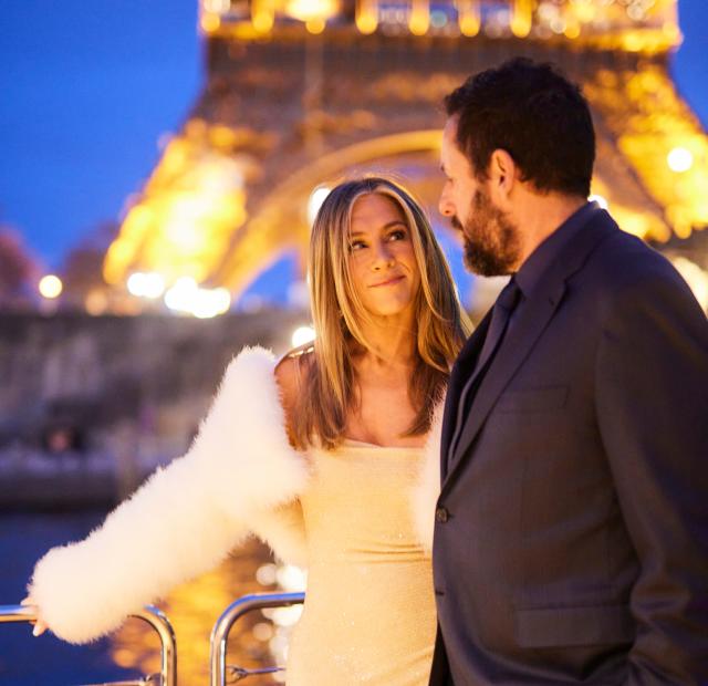 Jennifer Aniston, Adam Sandler Wrap Filming Murder Mystery 2 in Paris