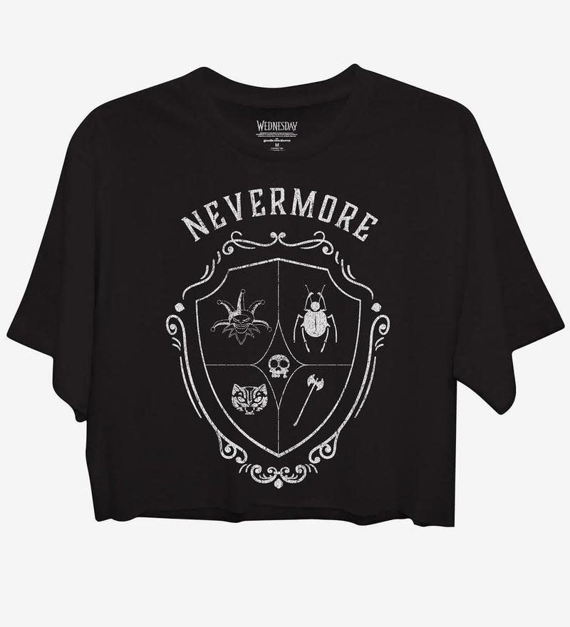 nevermore crop top