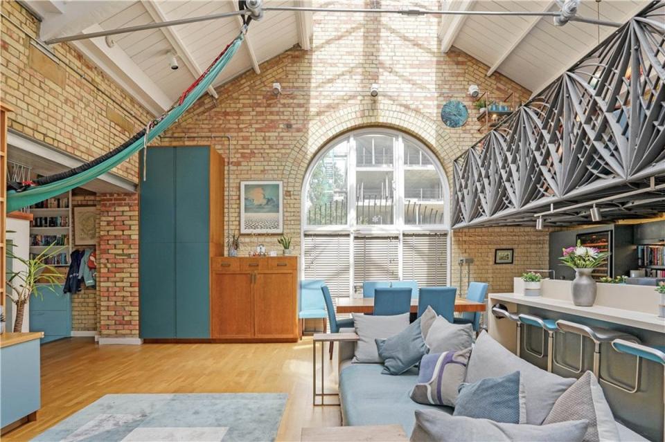The current owners added a mezzanine level to this pump house conversion (Anderson Rose)