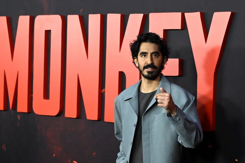 Dev Patel co-wrote, directed and stars in "Monkey Man." Photo by Alex Gallardo/UPI