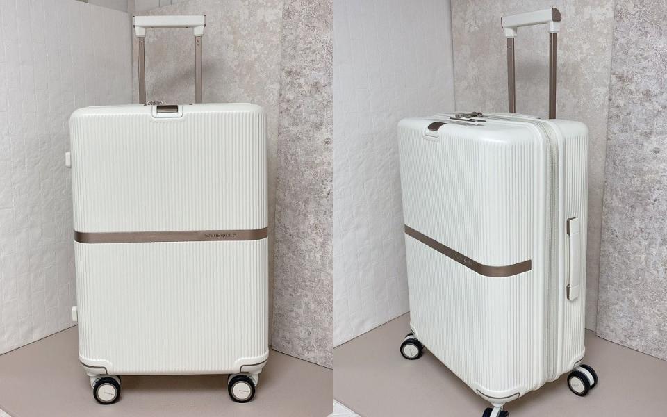 Samsonite MINTER 20吋四輪行李箱NT$13,500 Photo Via:LOOKin編輯拍攝