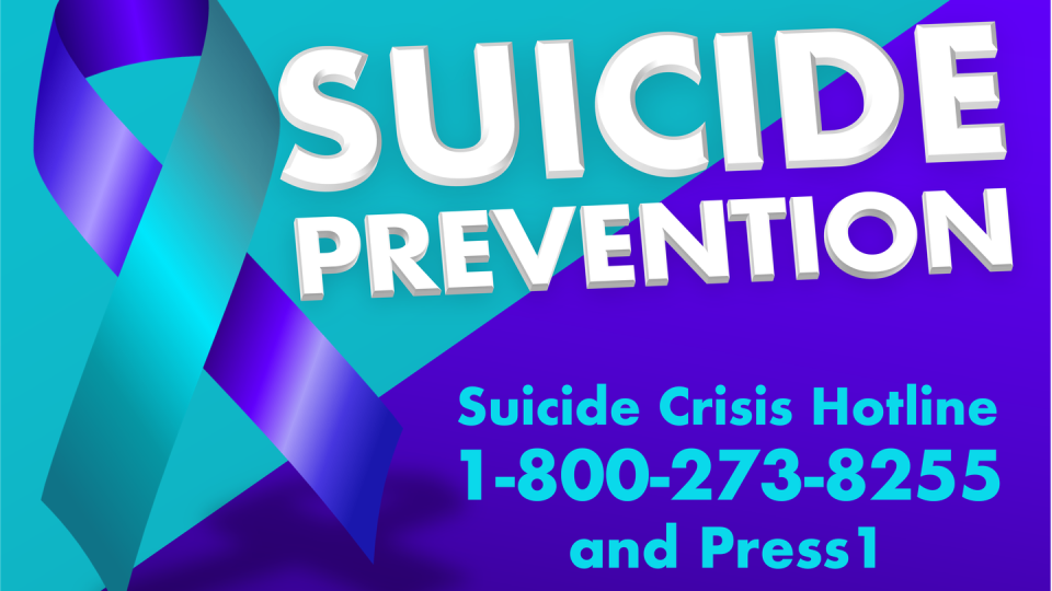 A graphic for Suicide Prevention Month shows contact information for resources service members and others can use to seek help. (Graphic by David Smith/Marine Corps)