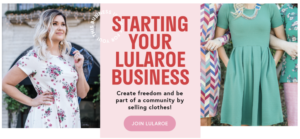 LuLaRoe is a popular MLM company known for its brightly patterned leggings. The attorney general in Washington has sued the company, alleging it's a pyramid scheme. The company said the lawsuit is without merit. (Screenshot of LuLaRoe's website) 