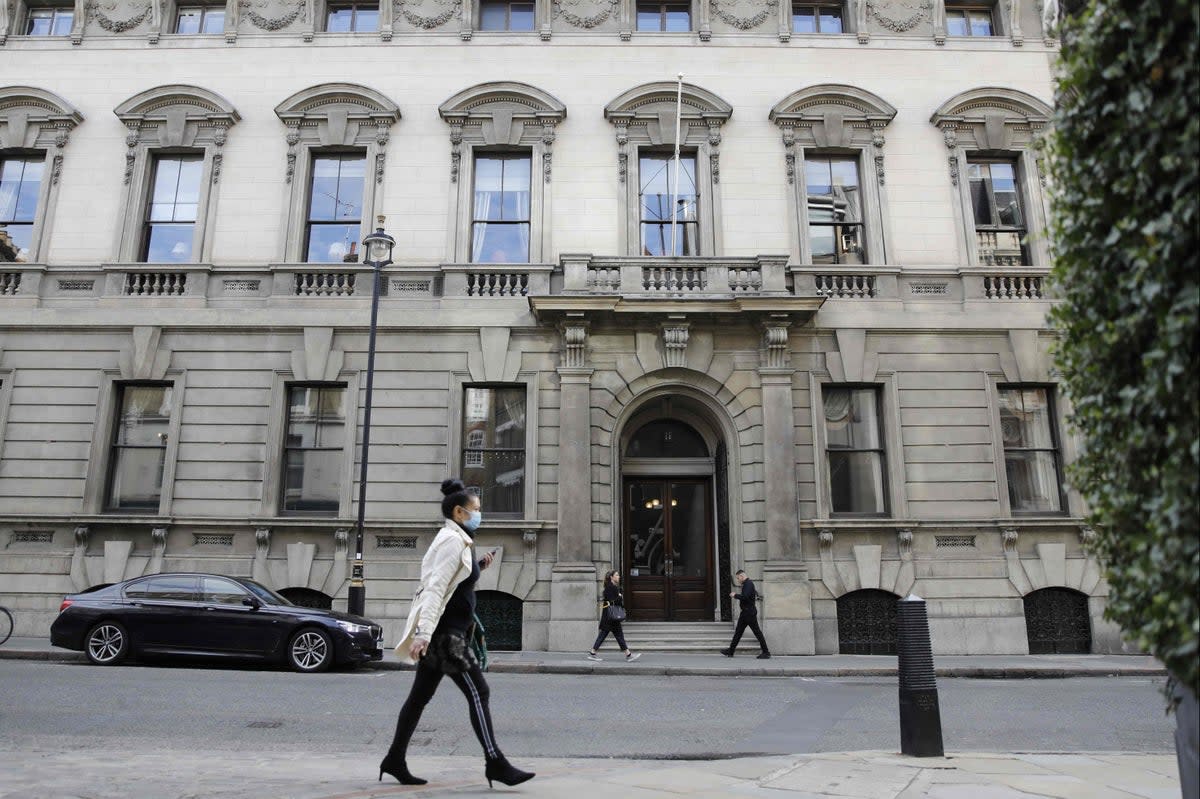 The Garrick Club in Covent Garden  (AFP via Getty Images)