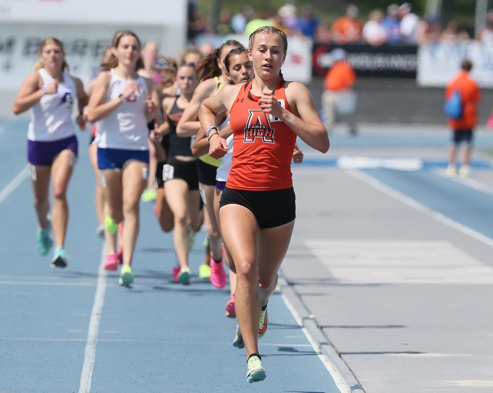 Junior Marley Turk is the top returning distance runner for the Ames girls track and field team heading into the 2024 season.