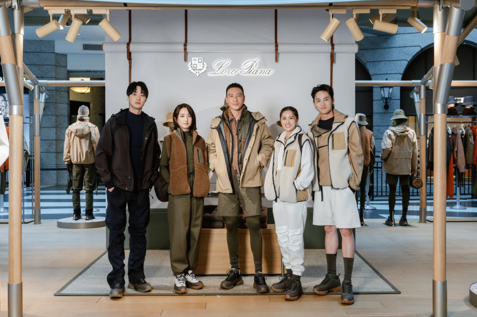 Loro Piana「Into The Wild」膠囊系列期間限定店！王陽明、柯佳嬿、范少勳、林予晞、施柏宇搶逛。圖片來源：Loro Piana