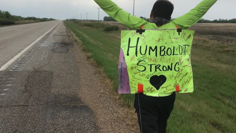 Humboldt opens its arms to Rance Cardinal, Broncos' hockey hero