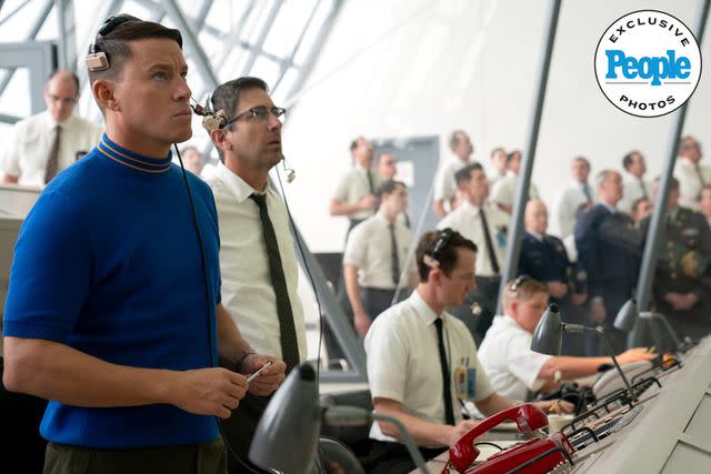 <p>Courtesy of Sony Pictures/Dan McFadden</p> Channing Tatum in "Fly Me to the Moon"