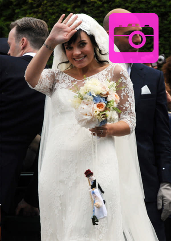 Lily Allen's wedding day